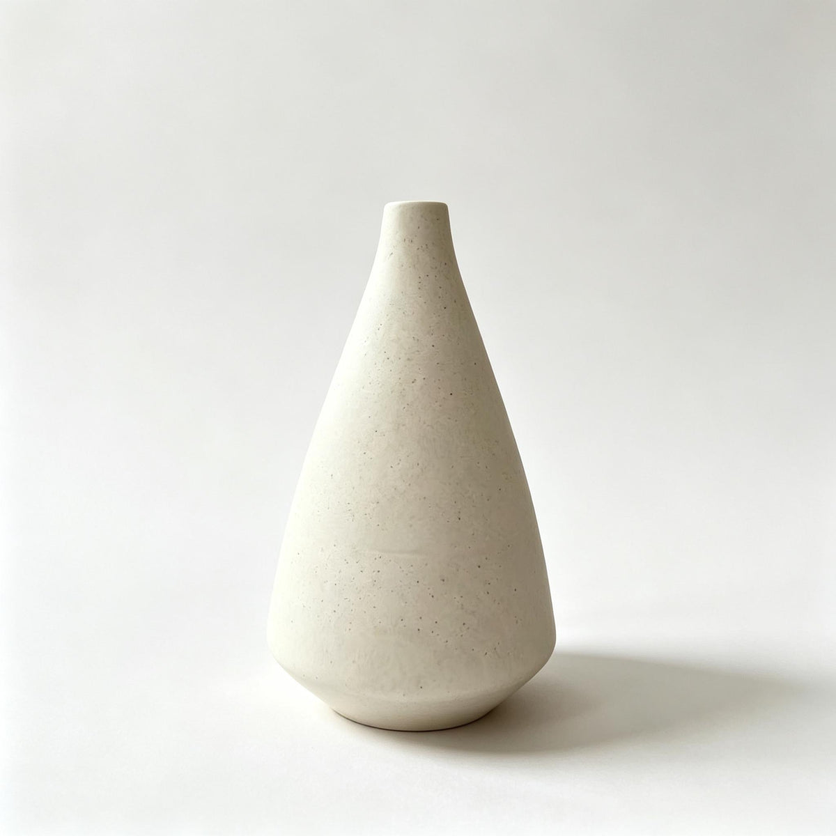 cone shaped vase,Neutral Wabi‑Sabi Decorative Vase for Mantel & Shelf Home Decor